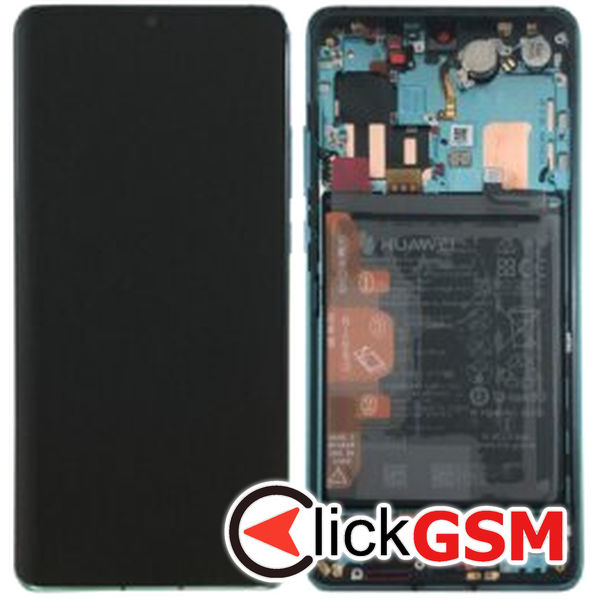 Piesa Display Original Cu Touchscreen Albastru Huawei P30 Pro R2k