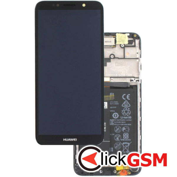 Piesa Display Original Cu Touchscreen Negru Huawei Y5 Prime 2018 2dh2