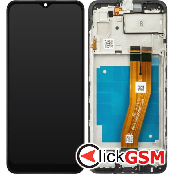 Piesa Display Original Cu Touchscreen Negru Samsung Galaxy A03 2yio