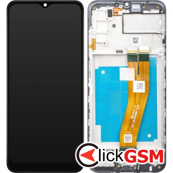 Piesa Piesa Display Original Cu Touchscreen Negru Samsung Galaxy A03s 2dhi