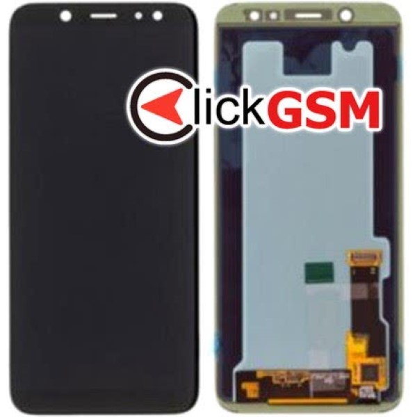 Piesa Piesa Display Original Cu Touchscreen Negru Samsung Galaxy A6 2018 1jrx