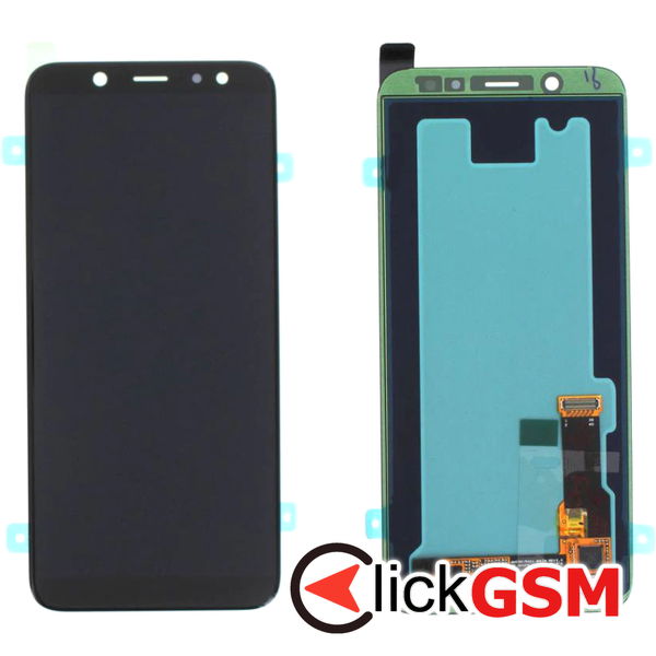 Piesa Piesa Display Original Cu Touchscreen Negru Samsung Galaxy A6 2018 2dj2