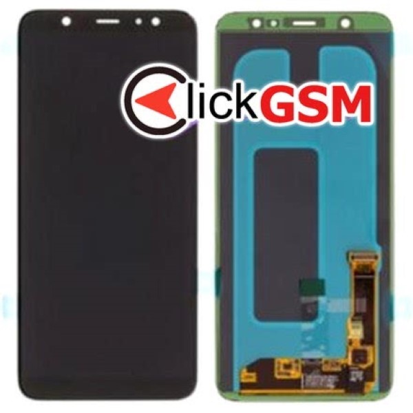 Piesa Display Original Cu Touchscreen Negru Samsung Galaxy A6 Plus 2018 1cgu