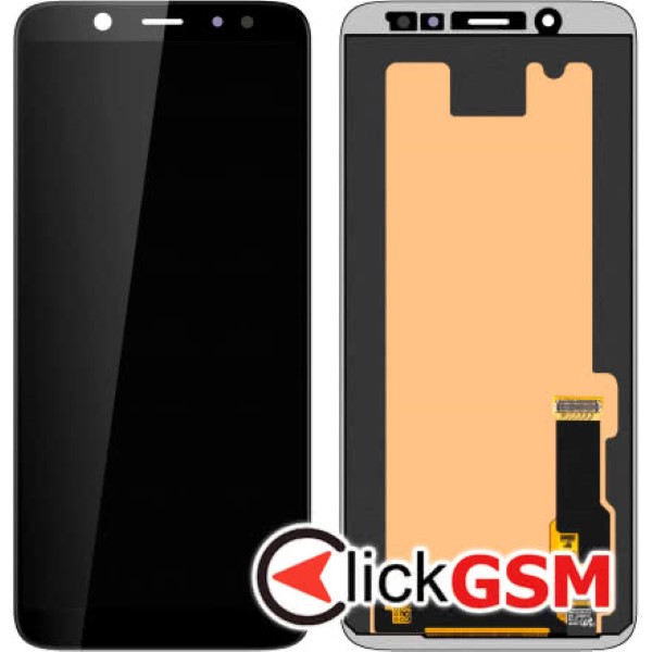 Piesa Piesa Display Original Cu Touchscreen Pentru Samsung Galaxy A6 2018 Negru Bhh