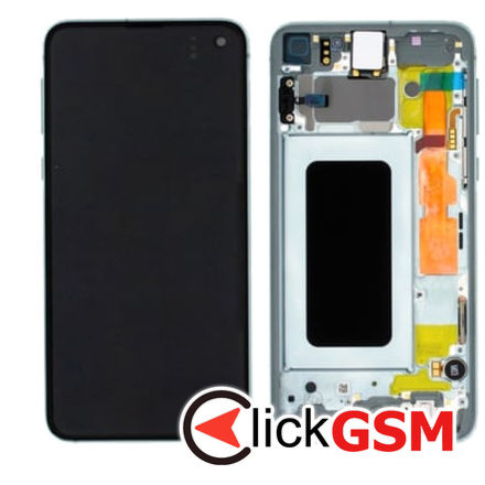 Display Original cu TouchScreen Alb Samsung Galaxy S10 2dol