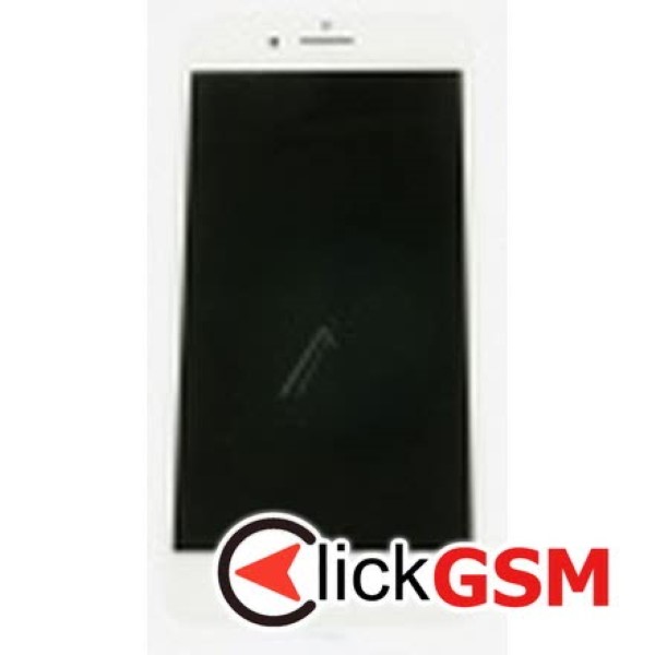 Piesa Display Original Cu Touchscreen Rama Pentru Apple Iphone 8 Plus Alb 6ue
