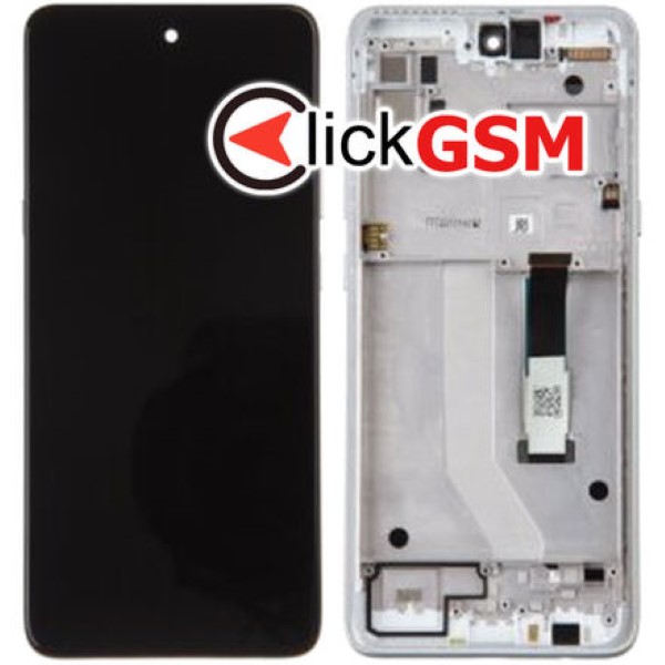 Piesa Display Original Cu Touchscreen Rama Pentru Motorola Moto G 5g Argintiu Q1k
