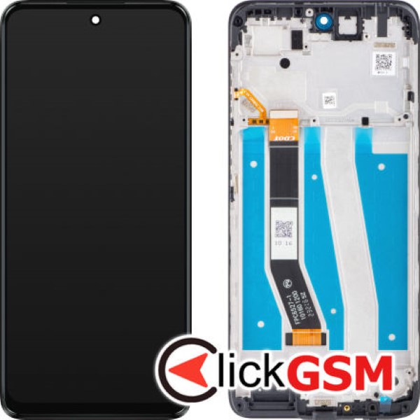 Piesa Display Original Cu Touchscreen Rama Pentru Motorola Moto G14 Negru 33b1