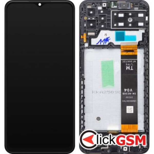 Piesa Piesa Display Original Cu Touchscreen Rama Pentru Samsung Galaxy A13 Negru 2wm1