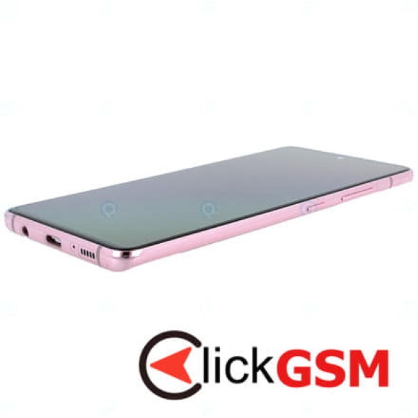 Piesa Display Original Cu Touchscreen Rama Pentru Samsung Galaxy A51 5g Roz N3q
