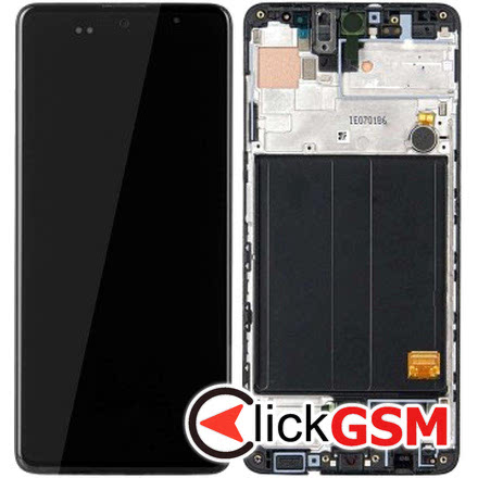 Display Original cu TouchScreen, Rama Negru Samsung Galaxy A51 p6d
