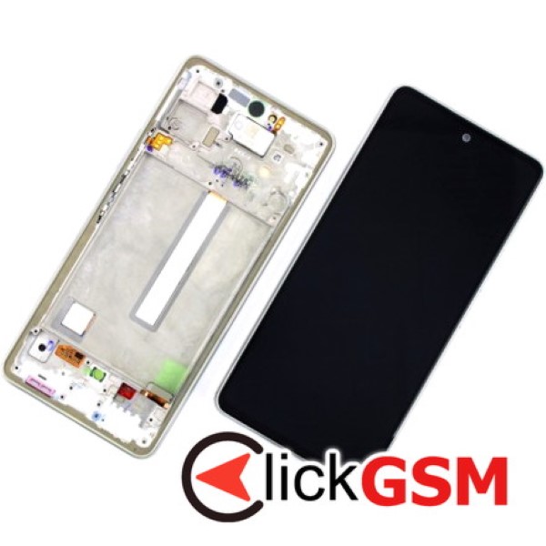 Piesa Display Original Cu Touchscreen Rama Pentru Samsung Galaxy A53 5g Alb 1q57