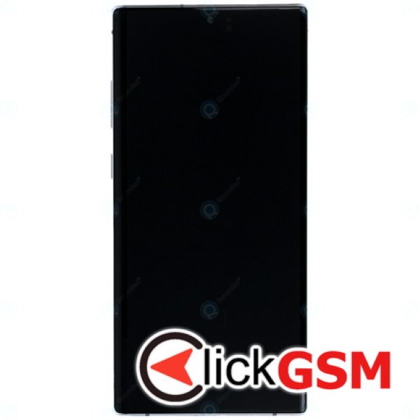 Piesa Piesa Display Original Cu Touchscreen Rama Pentru Samsung Galaxy Note10+ Alb 10jx