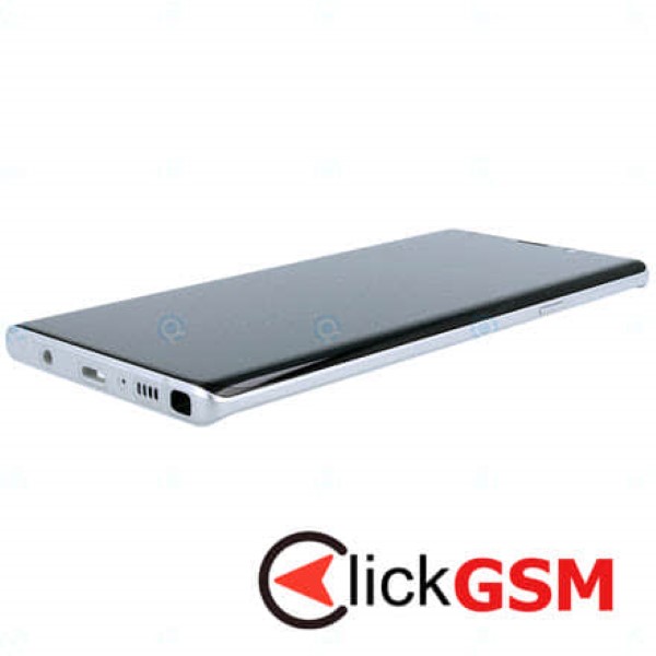 Piesa Piesa Display Original Cu Touchscreen Rama Pentru Samsung Galaxy Note9 Alb 12us