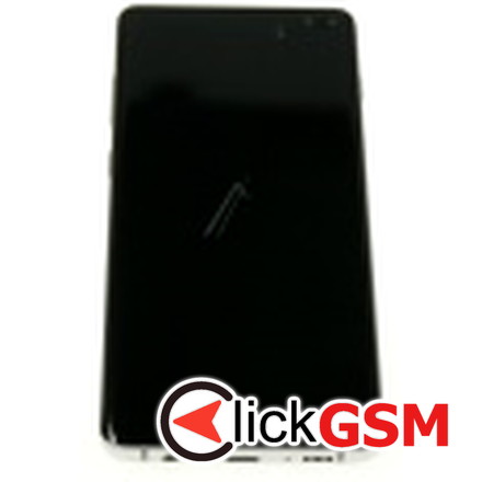 Display Original cu TouchScreen, Rama Argintiu Samsung Galaxy S10+ 7se