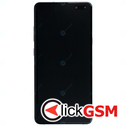 Piesa Piesa Display Original Cu Touchscreen Rama Pentru Samsung Galaxy S10 5g Argintiu 10py