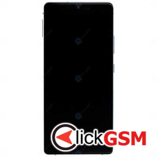 Piesa Piesa Display Original Cu Touchscreen Rama Pentru Samsung Galaxy S10 Lite Alb 10rb