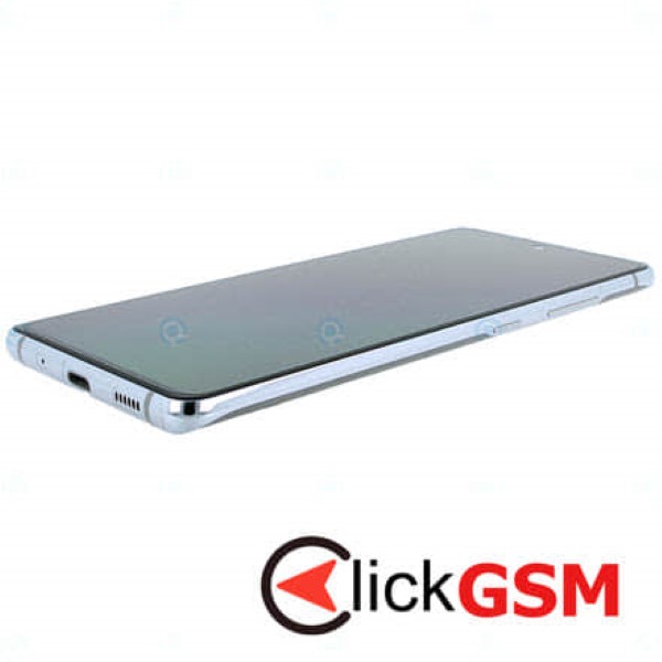Piesa Piesa Display Original Cu Touchscreen Rama Pentru Samsung Galaxy S20 Fe Alb Nup