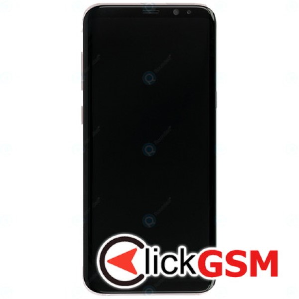 Piesa Piesa Display Original Cu Touchscreen Rama Pentru Samsung Galaxy S8+ Roz 132d