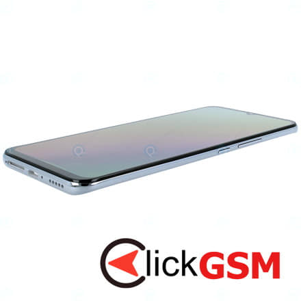 Display Original cu TouchScreen, Rama Alb Xiaomi Mi 10 Lite 5G 1e5g