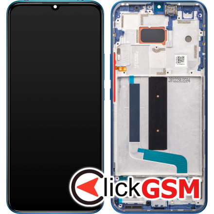 Display Original cu TouchScreen, Rama Albastru Xiaomi Mi 10 Lite 5G 1ehp