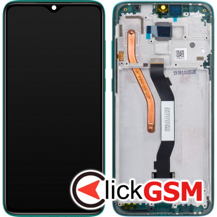 Display Original cu TouchScreen, Rama Verde Xiaomi RedMi Note 8 Pro 11li