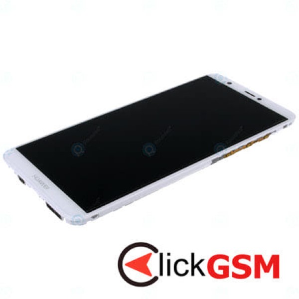 Piesa Display Original Cu Touchscreen Rama Si Baterie Alb Huawei P Smart 1alj