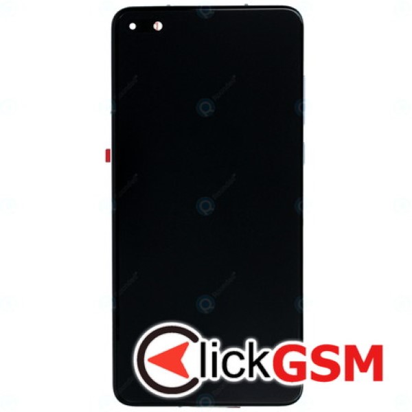 Piesa Display Original Cu Touchscreen Rama Si Baterie Alb Huawei P40 Wv5