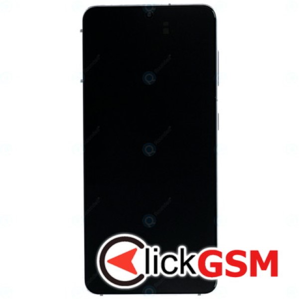 Piesa Display Original Cu Touchscreen Rama Si Baterie Alb Samsung Galaxy S21 5g Nz1