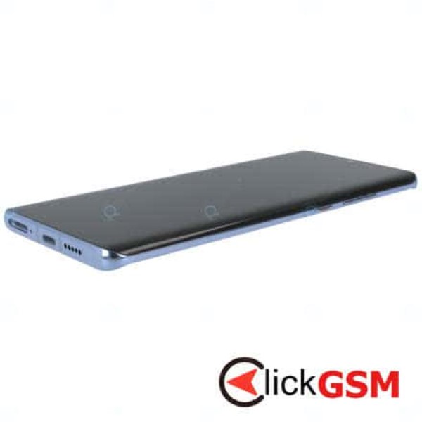 Piesa Piesa Display Original Cu Touchscreen Rama Si Baterie Albastru Deschis Huawei P30 Pro 337o