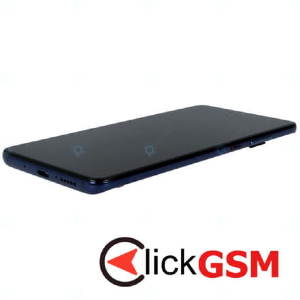 Piesa Piesa Display Original Cu Touchscreen Rama Si Baterie Albastru Huawei Mate 20 S8s