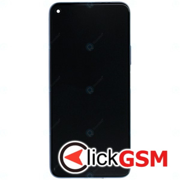 Piesa Display Original Cu Touchscreen Rama Si Baterie Argintiu Huawei P40 Lite 5g Wxp