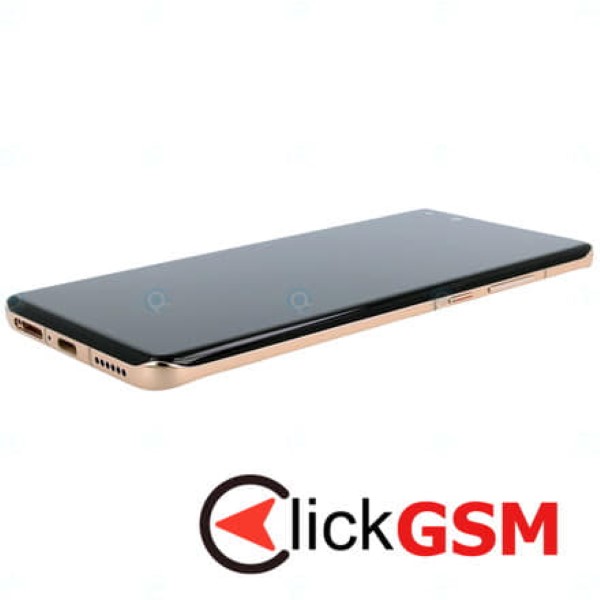 Piesa Piesa Display Original Cu Touchscreen Rama Si Baterie Auriu Huawei P40 Pro Wzo