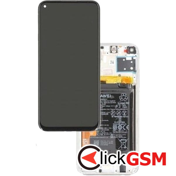 Piesa Display Original Cu Touchscreen Rama Si Baterie Crystal Huawei P40 Lite 2dhn