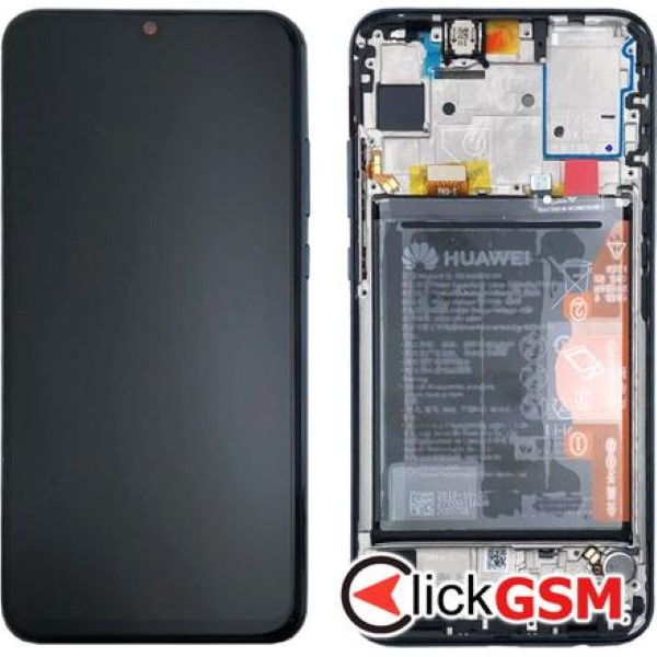 Piesa Display Original Cu Touchscreen Rama Si Baterie Huawei P Smart 2019 1p72