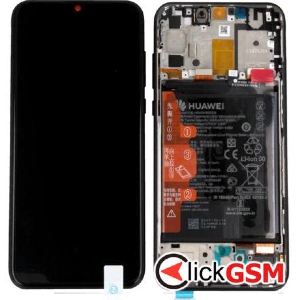 Piesa Piesa Display Original Cu Touchscreen Rama Si Baterie Huawei P Smart S 1qos