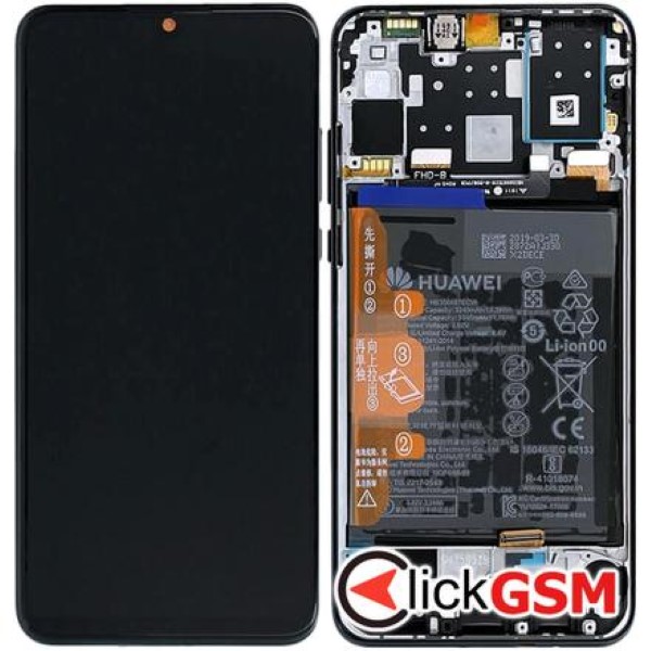 Piesa Piesa Display Original Cu Touchscreen Rama Si Baterie Huawei P30 Lite Gp