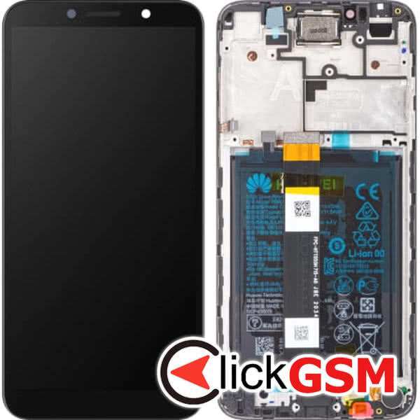 Piesa Piesa Display Original Cu Touchscreen Rama Si Baterie Huawei Y5p 1ng9