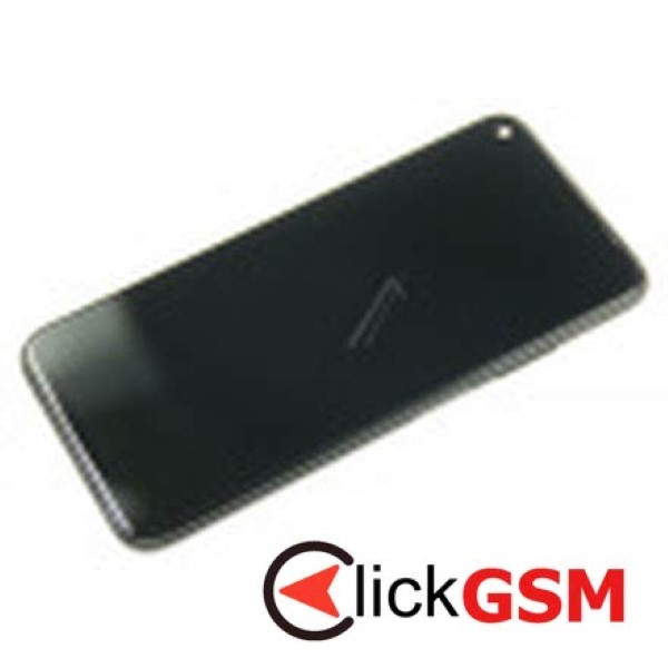 Piesa Piesa Display Original Cu Touchscreen Rama Si Baterie Negru Huawei P40 Lite 63f