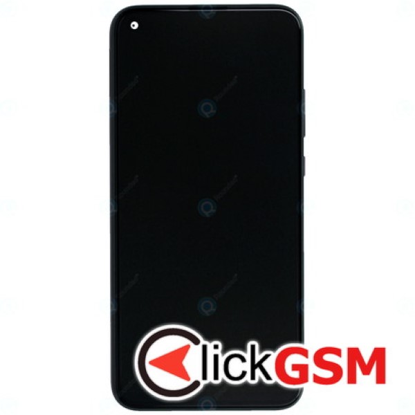 Piesa Display Original Cu Touchscreen Rama Si Baterie Negru Huawei P40 Lite E Wye