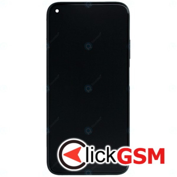 Piesa Piesa Display Original Cu Touchscreen Rama Si Baterie Negru Huawei P40 Lite Wwg