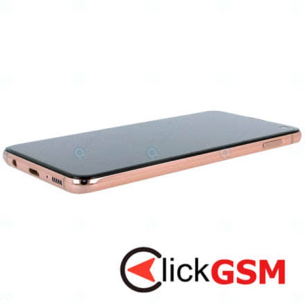 Piesa Display Original Cu Touchscreen Rama Si Baterie Roz Samsung Galaxy S10e 1o1a