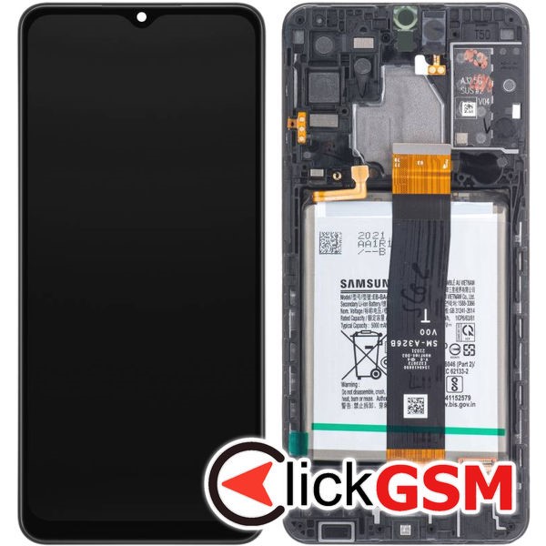 Piesa Piesa Display Original Cu Touchscreen Rama Si Baterie Samsung Galaxy A32 5g 3h06