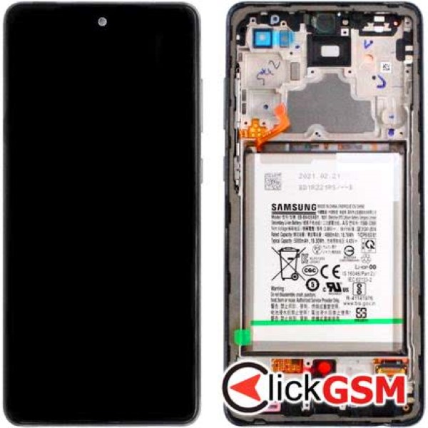 Piesa Display Original Cu Touchscreen Rama Si Baterie Samsung Galaxy A72 32m