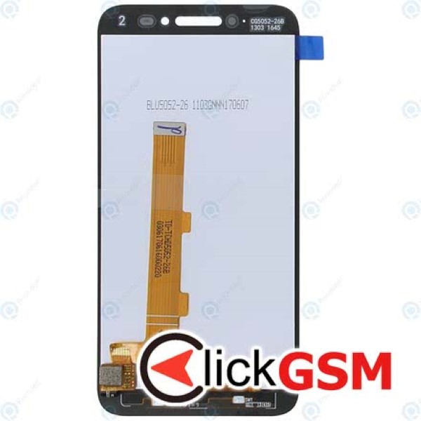 Piesa Piesa Display Original Cu Touchscreen Si Rama Alb Alcatel Shine Lite 27hc