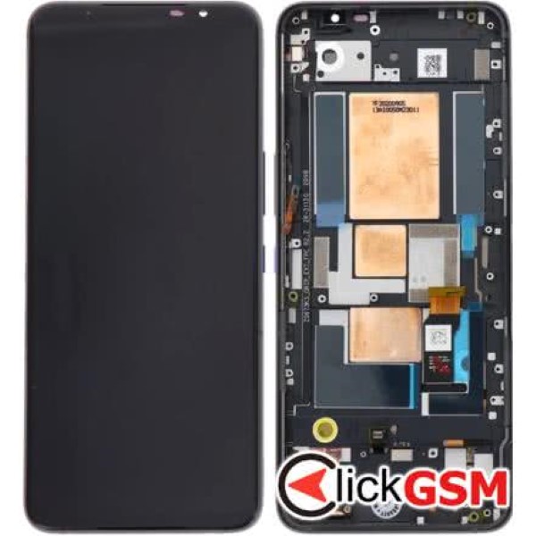 Piesa Piesa Display Original Cu Touchscreen Si Rama Alb Asus Rog Phone 5 1g4x