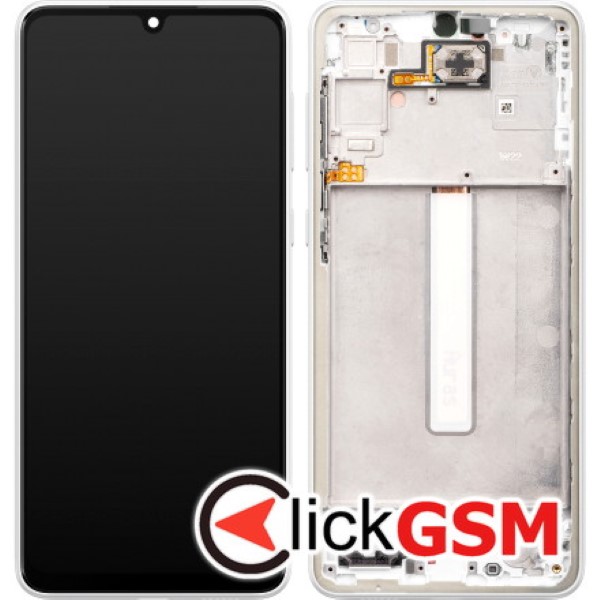 Piesa Piesa Display Original Cu Touchscreen Si Rama Alb Samsung Galaxy A33 5g 1dvs