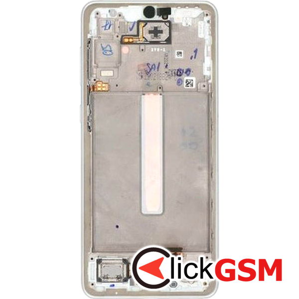 Piesa Display Original Cu Touchscreen Si Rama Alb Samsung Galaxy A33 5g 40l8