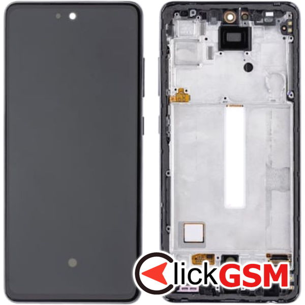 Piesa Piesa Display Original Cu Touchscreen Si Rama Alb Samsung Galaxy A52 2dmg