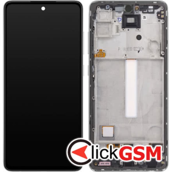 Piesa Piesa Display Original Cu Touchscreen Si Rama Alb Samsung Galaxy A52 5g 1nho